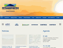 Tablet Screenshot of fetransportes.org.br